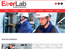Tablet Screenshot of enerlab.com.pe
